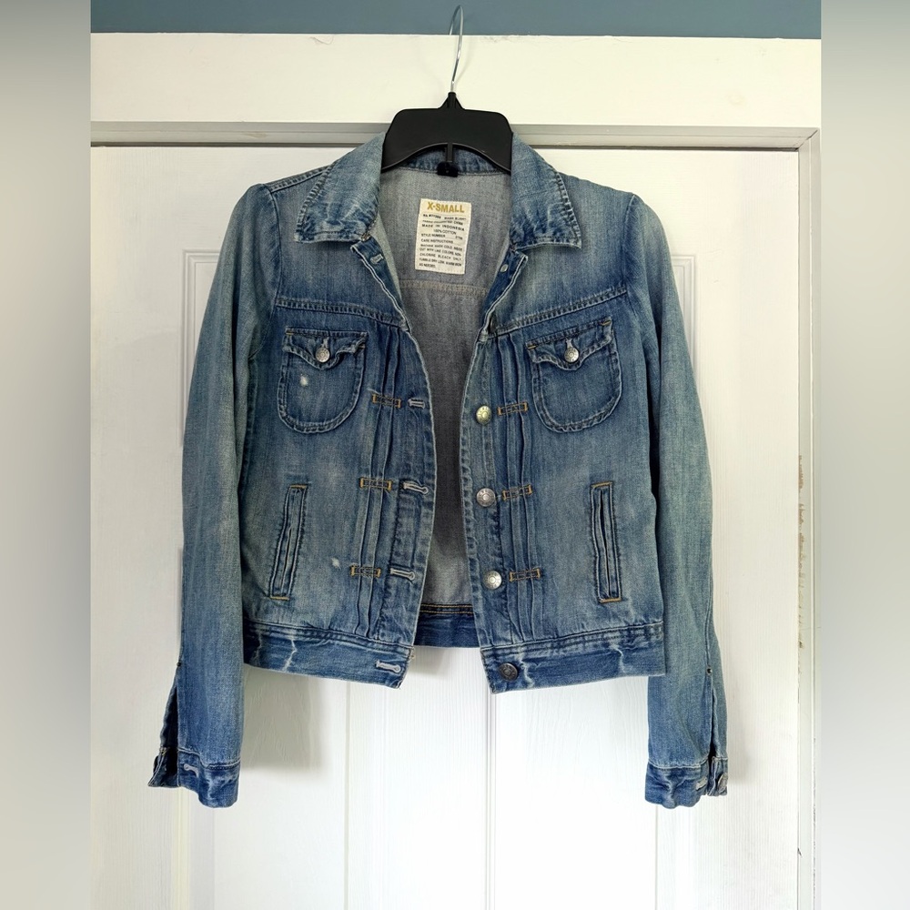 J.Crew Cropped Denim Jacket – XS
